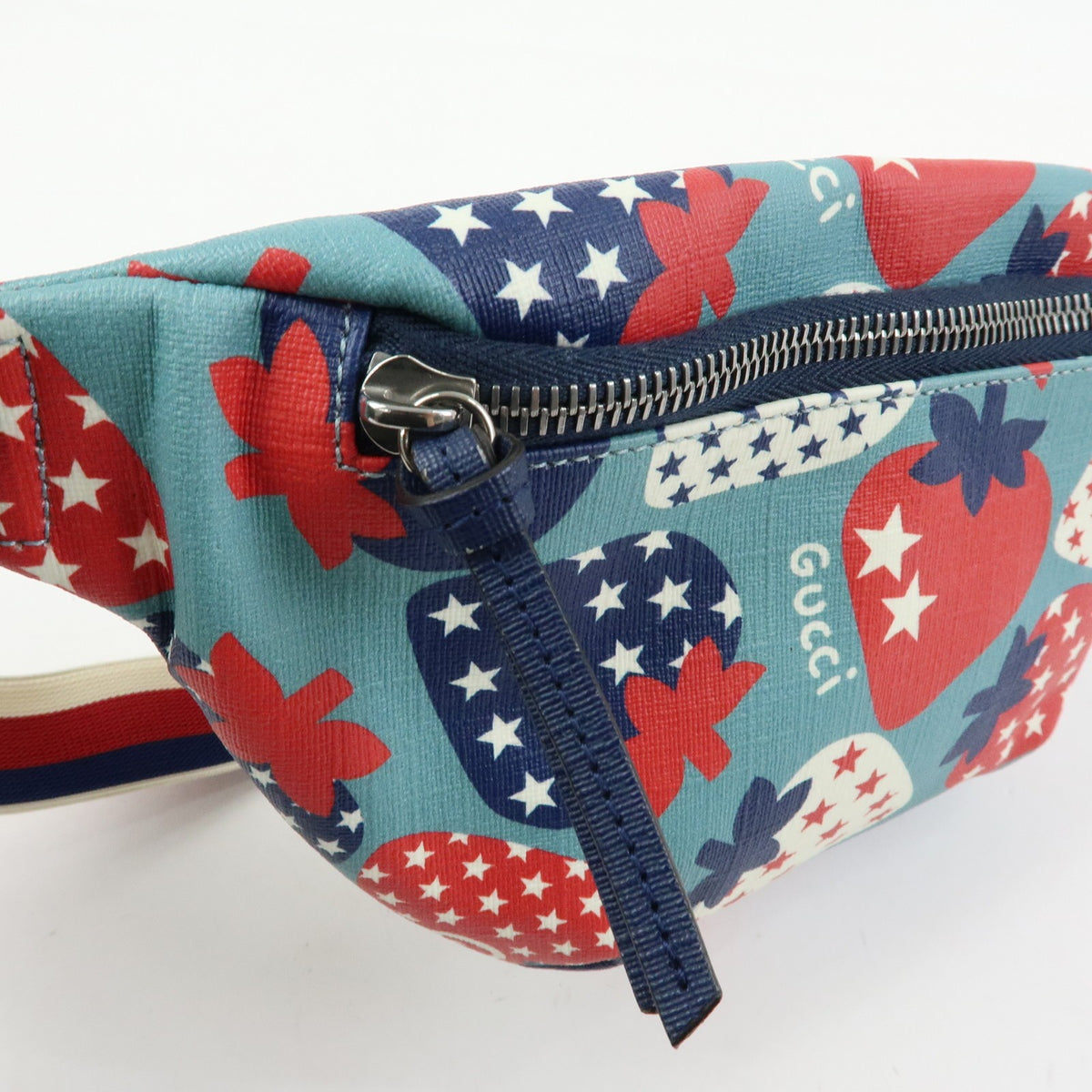 Gucci Children's Belt Printed Coated Canvas Multicolour Canvas Handbag (Pre-Owned)