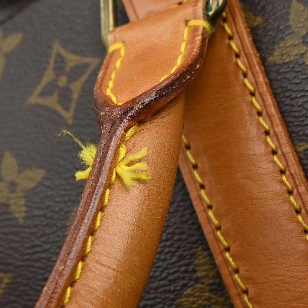 Louis Vuitton Keepall Bandouliere Monogram Canvas Brown Canvas Travel Bag Bag (Pre-Owned)