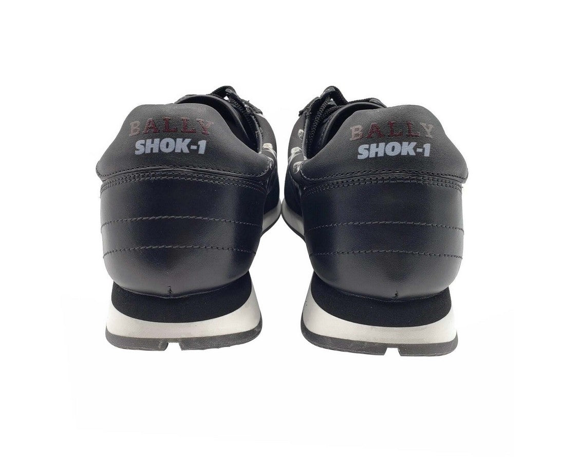 Bally Men's Black Gavino Consumers Nylon / Leather / Suede Lace Up Sneaker