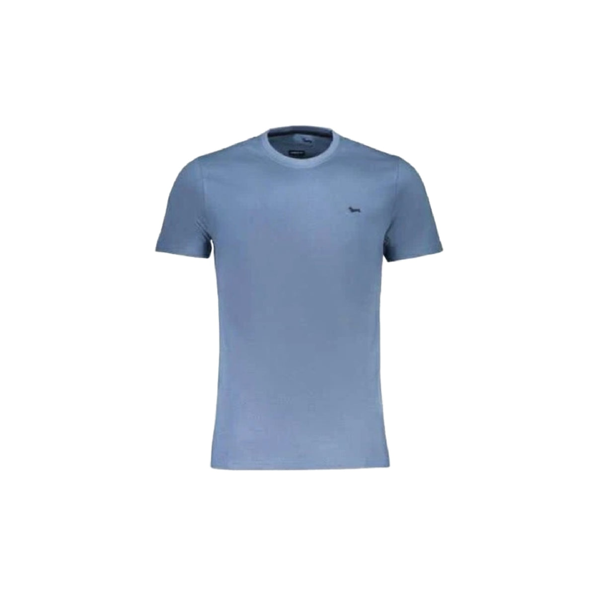 Harmont & Blaine Blue Cotton Men's Logo T-Shirt