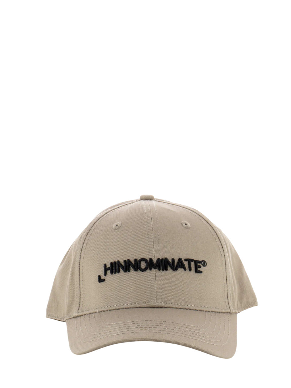 Hinnominate Beige Embroidered Logo Cotton Women's Hat