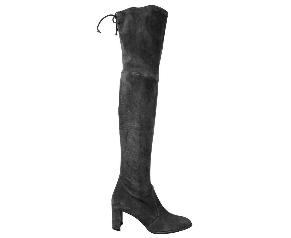 Stuart Weitzman Women's Landmark Slate Suede Over-the-knee Boot