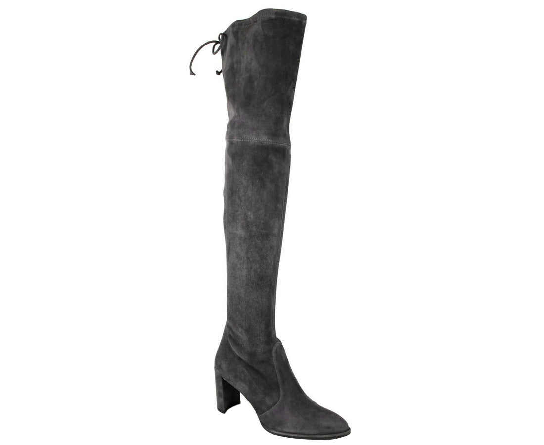 Stuart Weitzman Women's Landmark Slate Suede Over-the-knee Boot