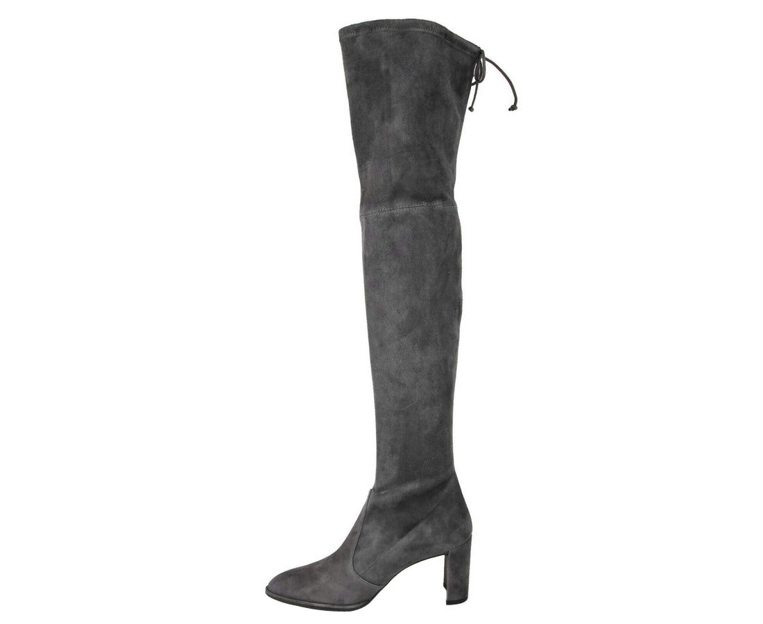 Stuart Weitzman Women's Landmark Slate Suede Over-the-knee Boot