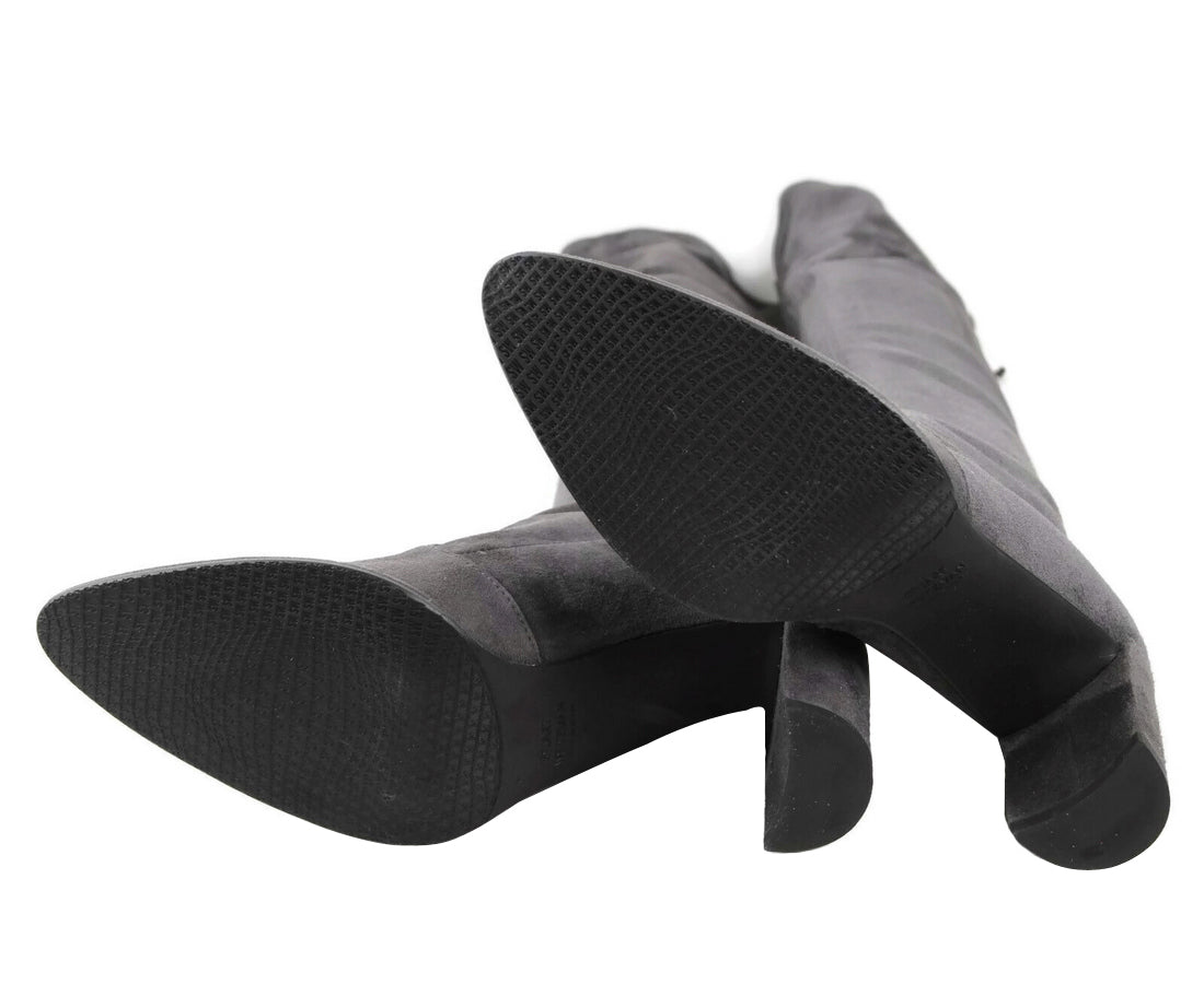 Stuart Weitzman Women's Landmark Slate Suede Over-the-knee Boot