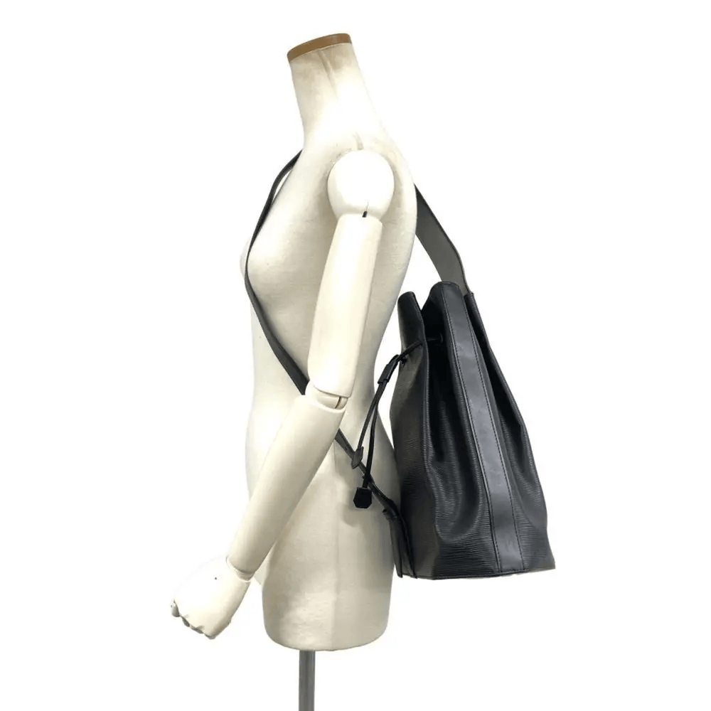 Louis Vuitton Black Epi Leather Sac a Dos Drawstring Backpack Bag (Pre-Owned)