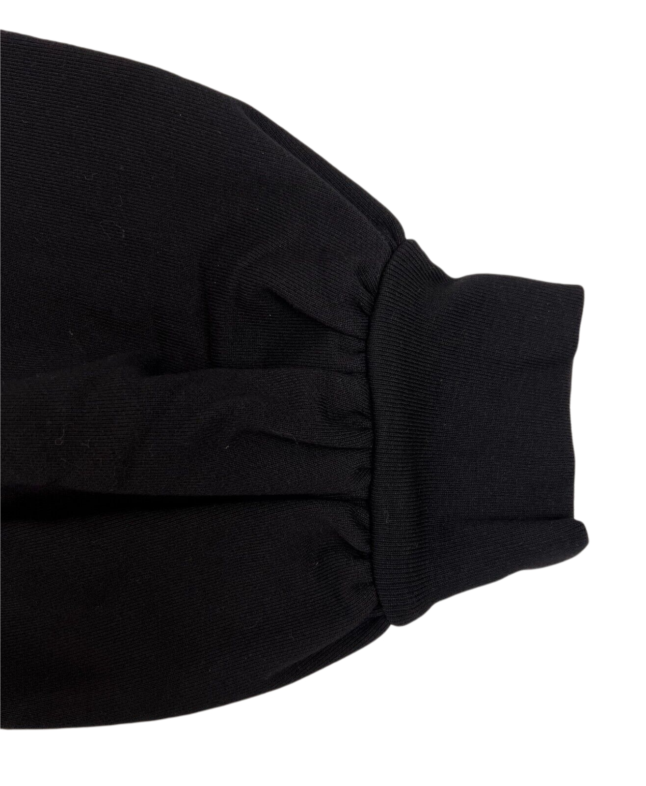 MCM Women's Black Cotton Pull Over Cropped Sequin Sweater S