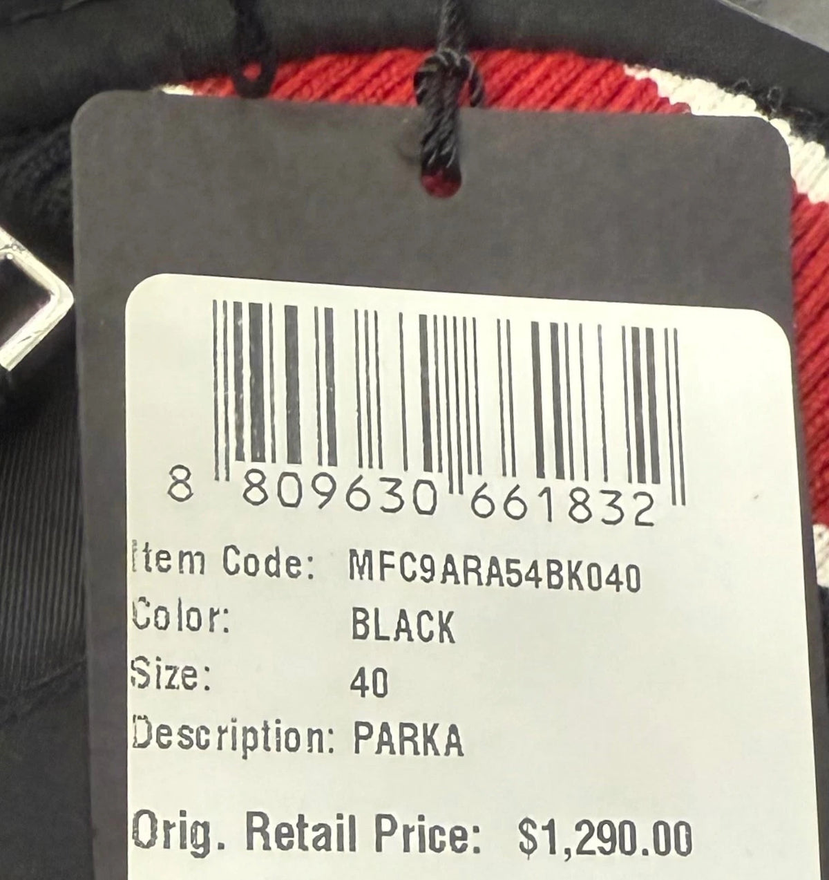 MCM Women's Black Resnick Oversize Bomber Parka Jacket