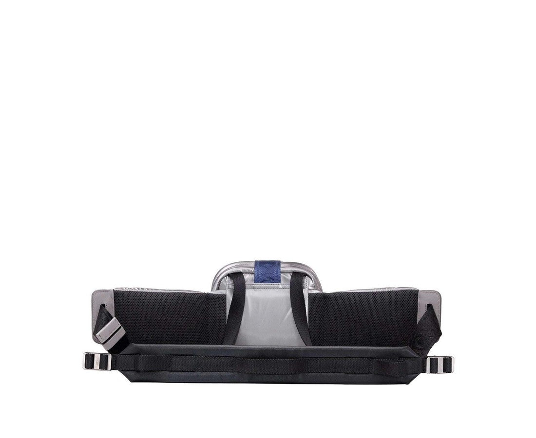 MCM Men's Silver Nylon Jemison Crossbody 2 in 1 Bag