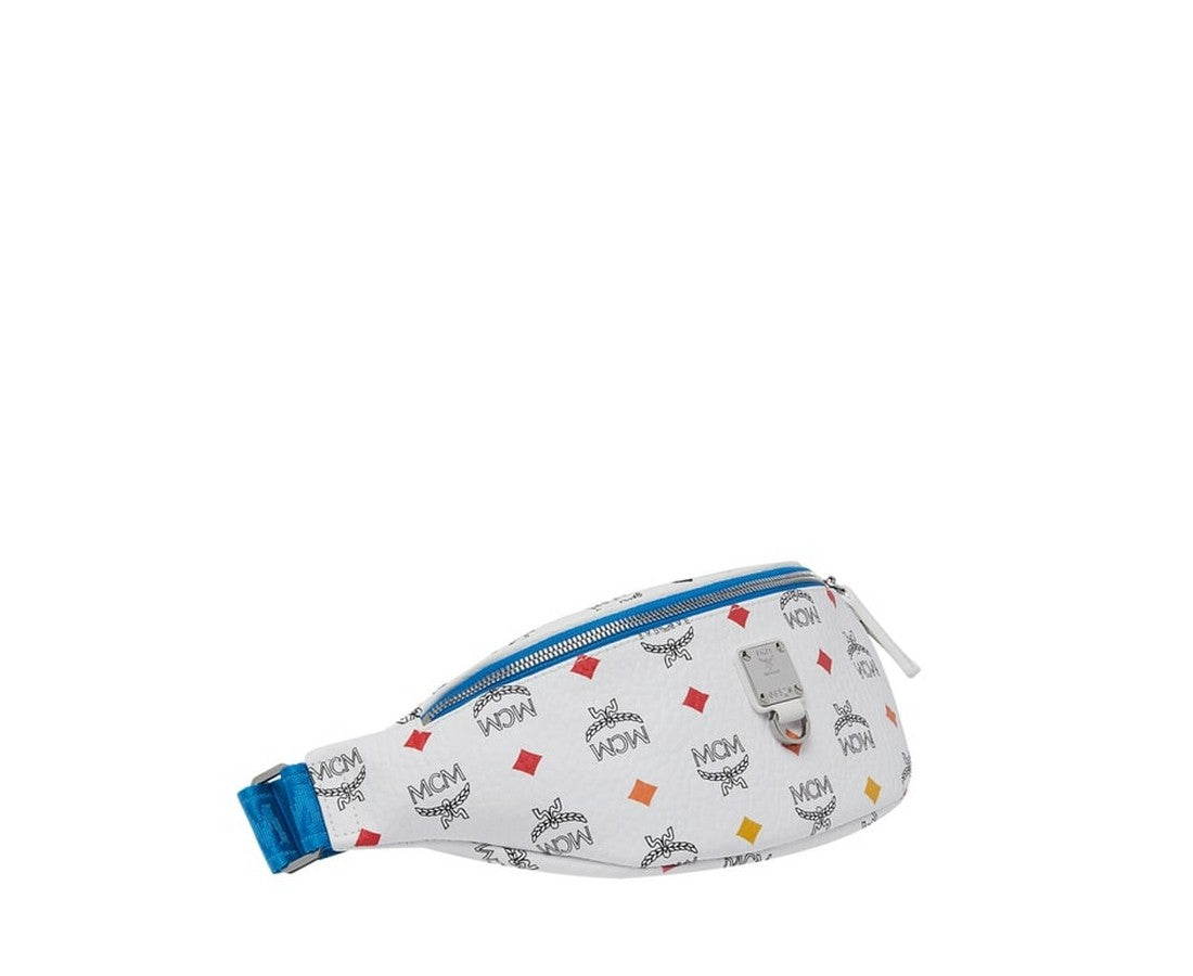 MCM White Spectrum Stark Skyoptic Visetos Belt Bag