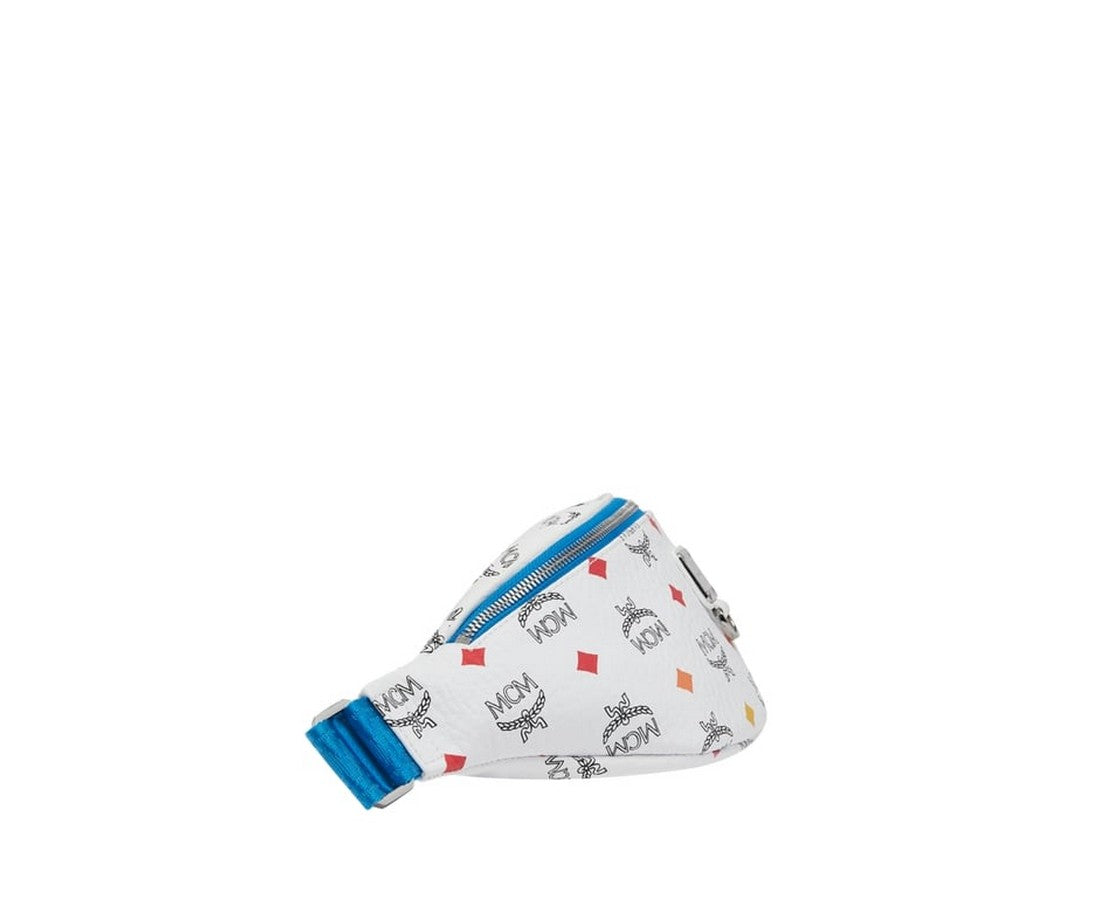 MCM White Spectrum Stark Skyoptic Visetos Belt Bag