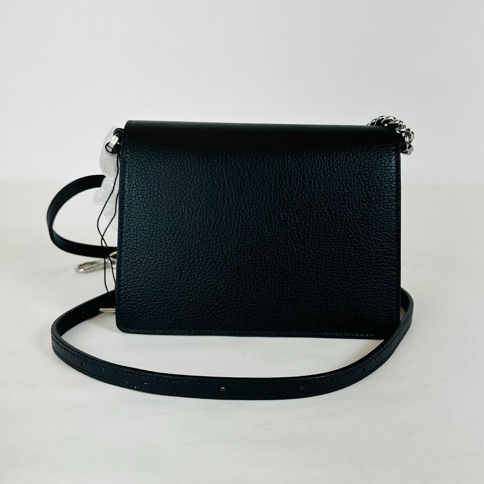 MCM Tracy Patricia Black Leather Mini Crossbody Bag