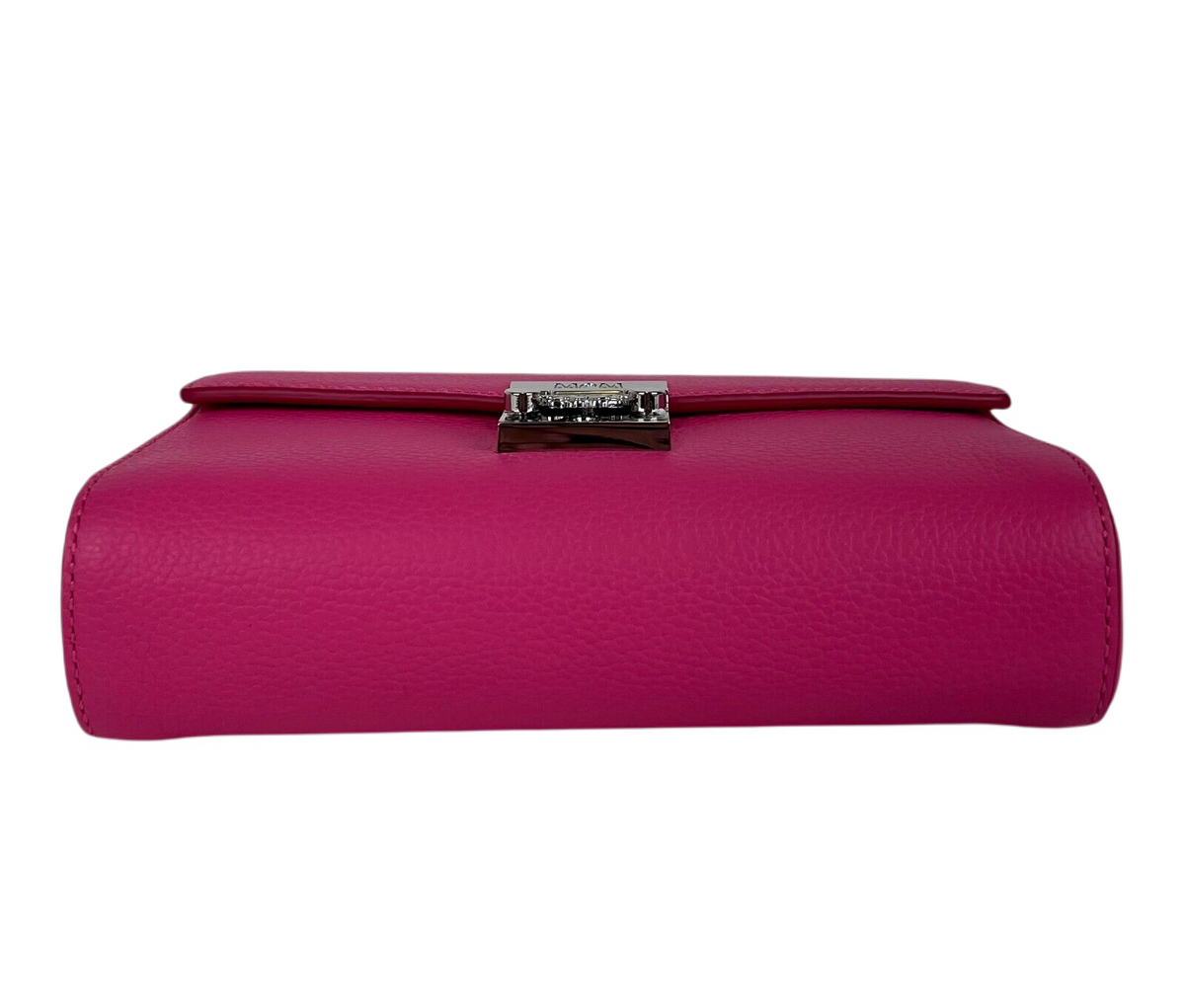 MCM Millie Sugar Pink Small Crossbody Silver Chain Bag