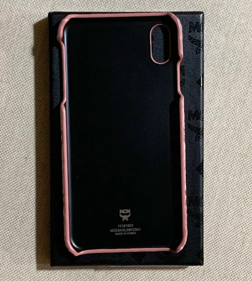 MCM Rabbit Carrot Pink Visetos iPhone XS Max Case