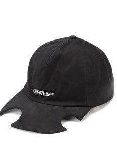 Off-White Men's Logo Embroidered Meteor Cutout Baseball Hat