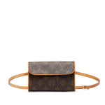 Louis Vuitton Brown Monogram Pochette Florentine Belt Bag (Pre-Owned)