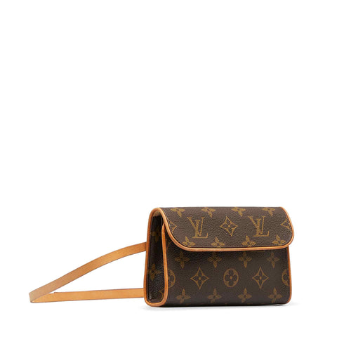 Louis Vuitton Brown Monogram Pochette Florentine Belt Bag (Pre-Owned)