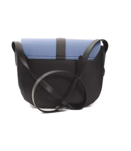 Pompei Donatella Blue Leather Crossbody Women's Bag