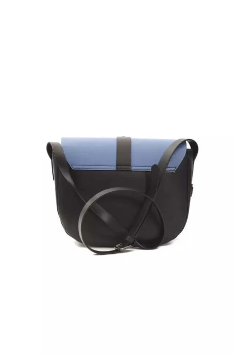 Pompei Donatella Blue Leather Crossbody Women's Bag