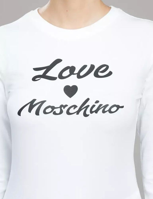 Love Moschino Chic Logo Cotton Tee by Love Women's Moschino