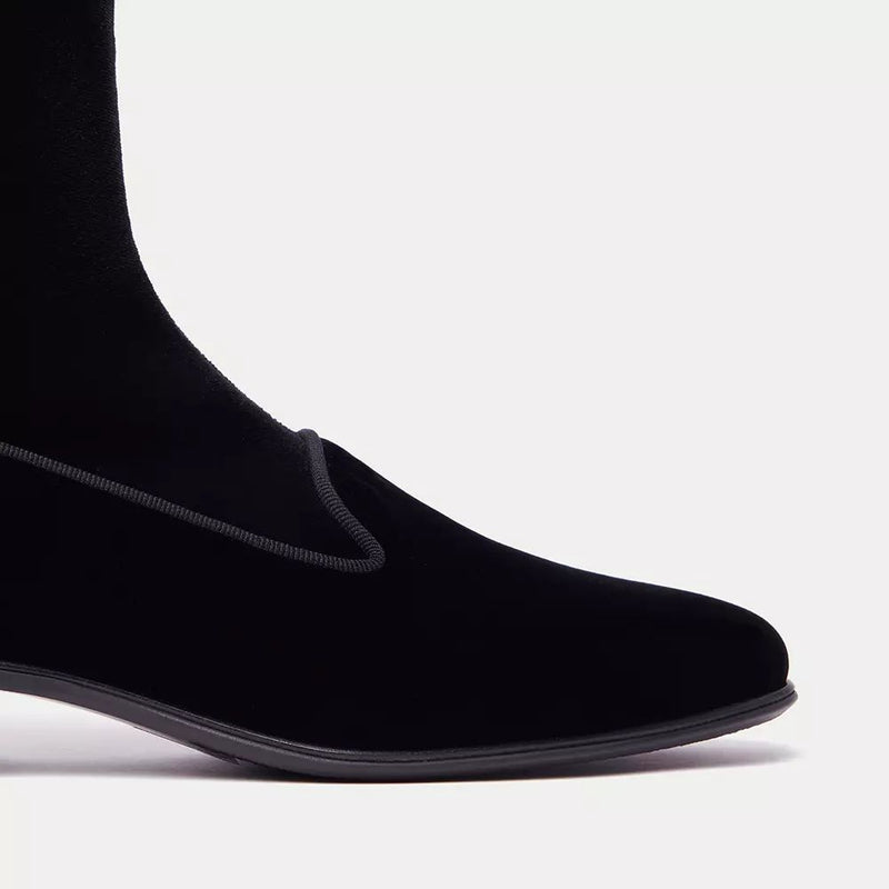 Charles Philip Elegant Velvet Ankle Boots for Women's Women