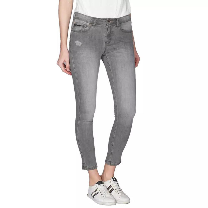 Yes Zee Chic Gray Push-Up Jeggings for Effortless Women's Style