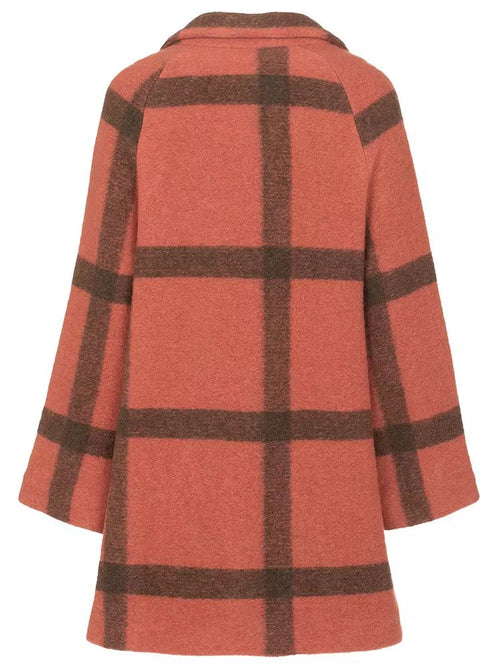 Imperfect Chic Pink Wool-Blend Imperfect Women's Coat