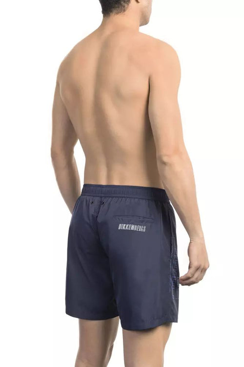 Bikkembergs Elegant Degradé Swim Shorts in Men's Blue