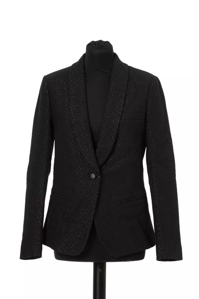 Jacob Cohen Elegant Slim Cut Fabric Jacket with Lurex Women's Details