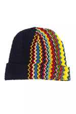 Missoni Geometric Fantasy Wool Blend Men's Hat