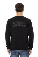 Automobili Lamborghini Elegant Shield Logo Crewneck Men's Sweatshirt