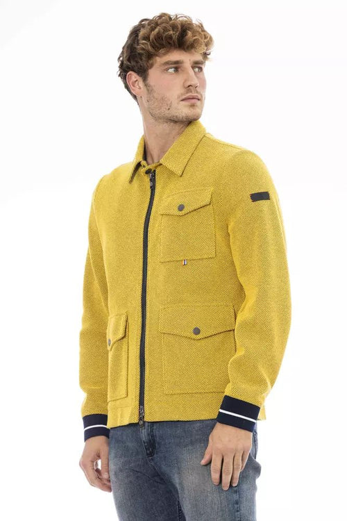 Distretto12 Convertible Backpack-Style Yellow Men's Jacket