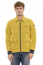 Distretto12 Convertible Backpack-Style Yellow Men's Jacket