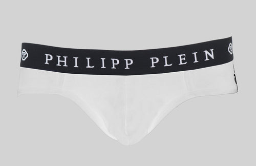 Philipp Plein Elevated White Boxer Shorts Men's Twin-Pack