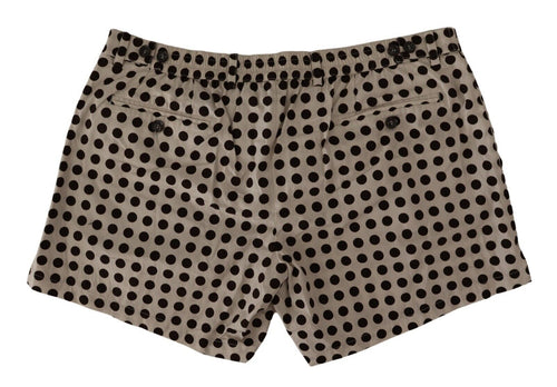 Dolce & Gabbana Elegant Polka Dot Cotton Men's Shorts