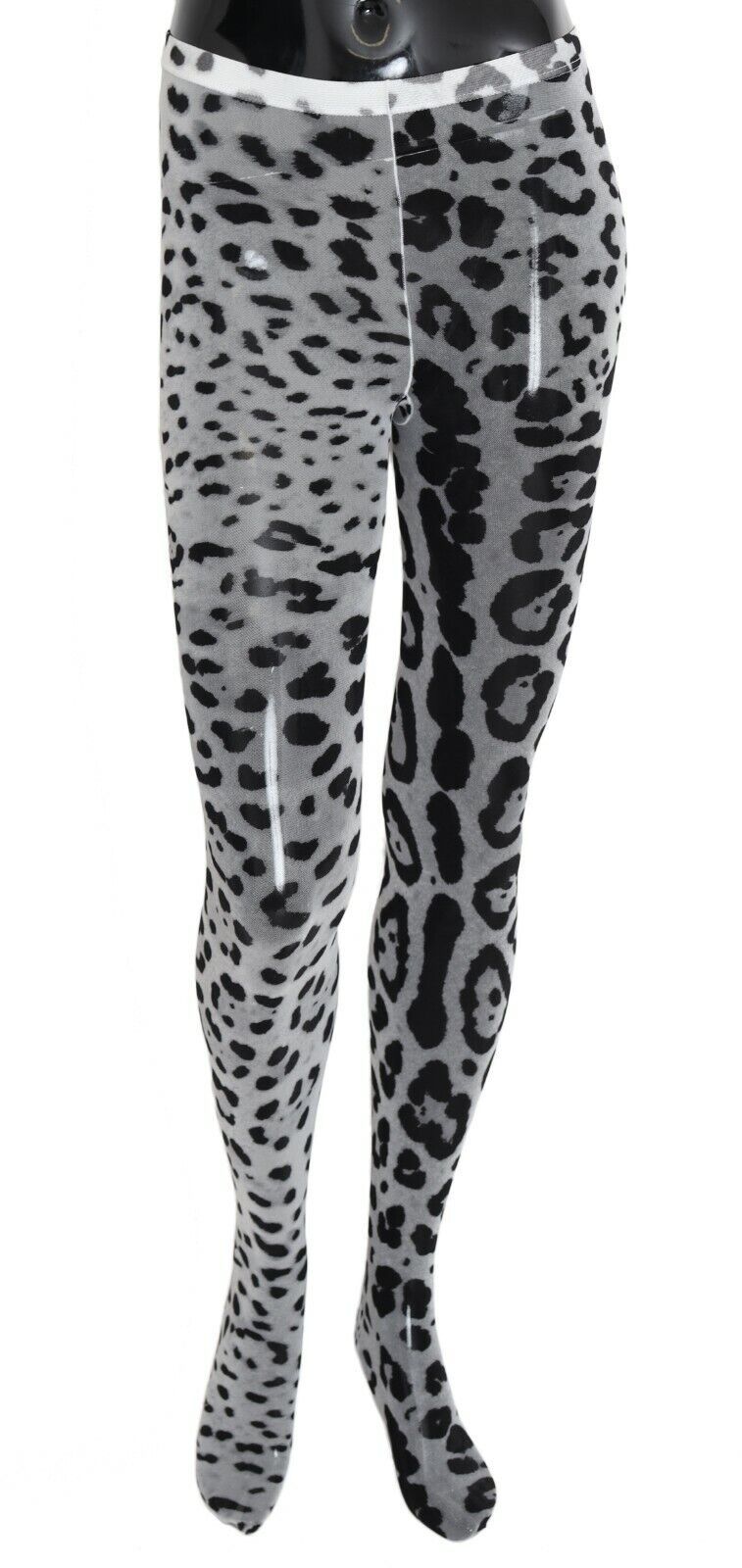 Dolce & Gabbana Elegant Leopard Print Nylon Women's Stockings