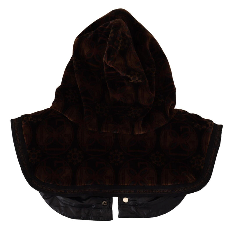 Dolce & Gabbana Elegant Velvet Whole Head Wrap Men's Hat