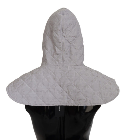 Dolce & Gabbana Elegant White Nylon Whole Head Wrap Men's Hat