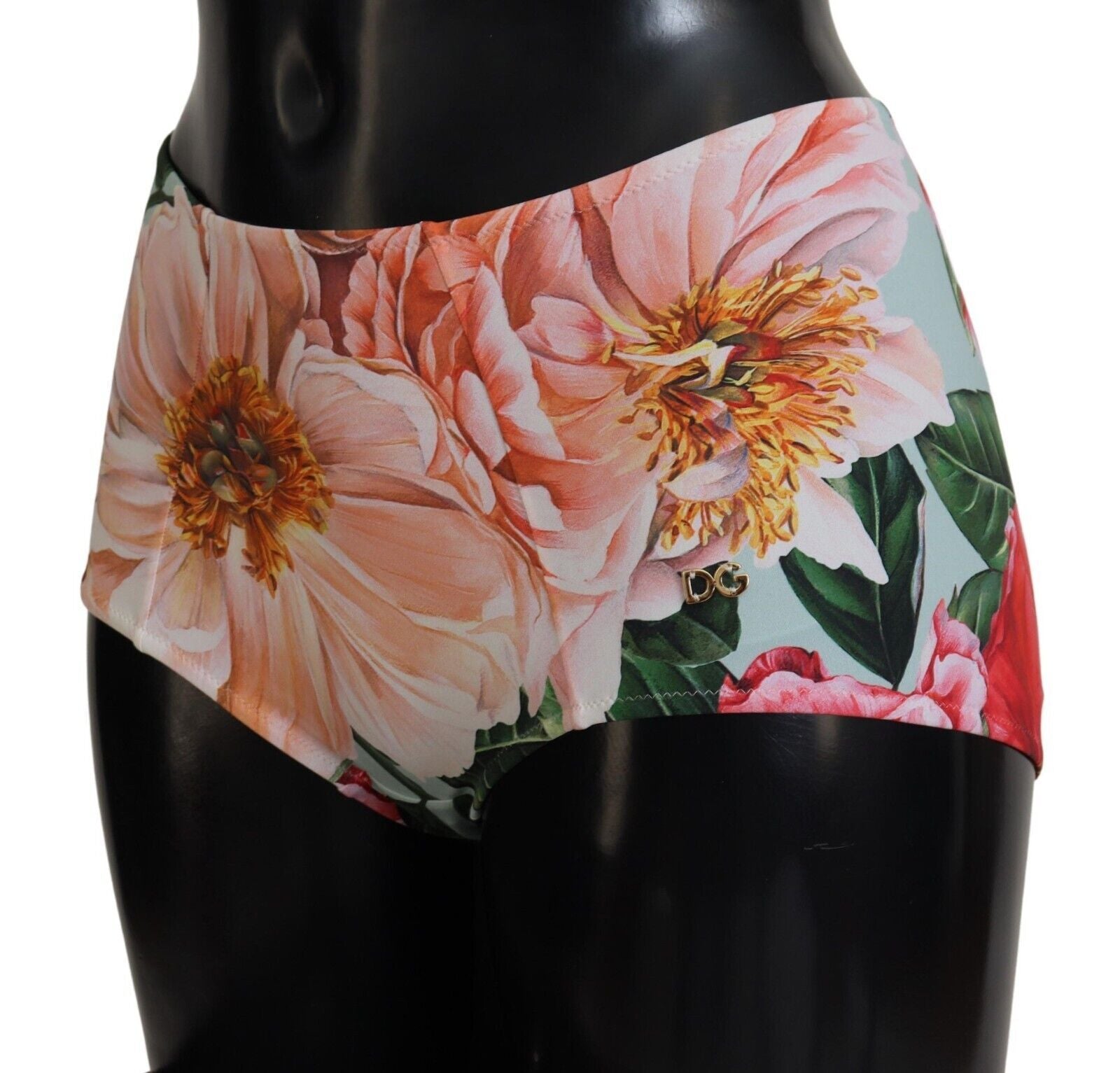 Dolce & Gabbana Black High Waist Tight Midi Trouser Women's Underwear