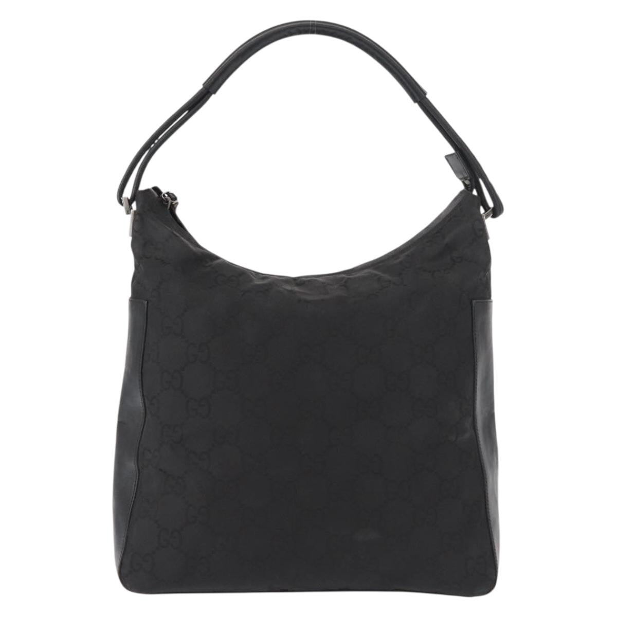 Gucci Vintage Hobo Gg Canvas Black Canvas Shoulder Bag Bag (Pre-Owned)