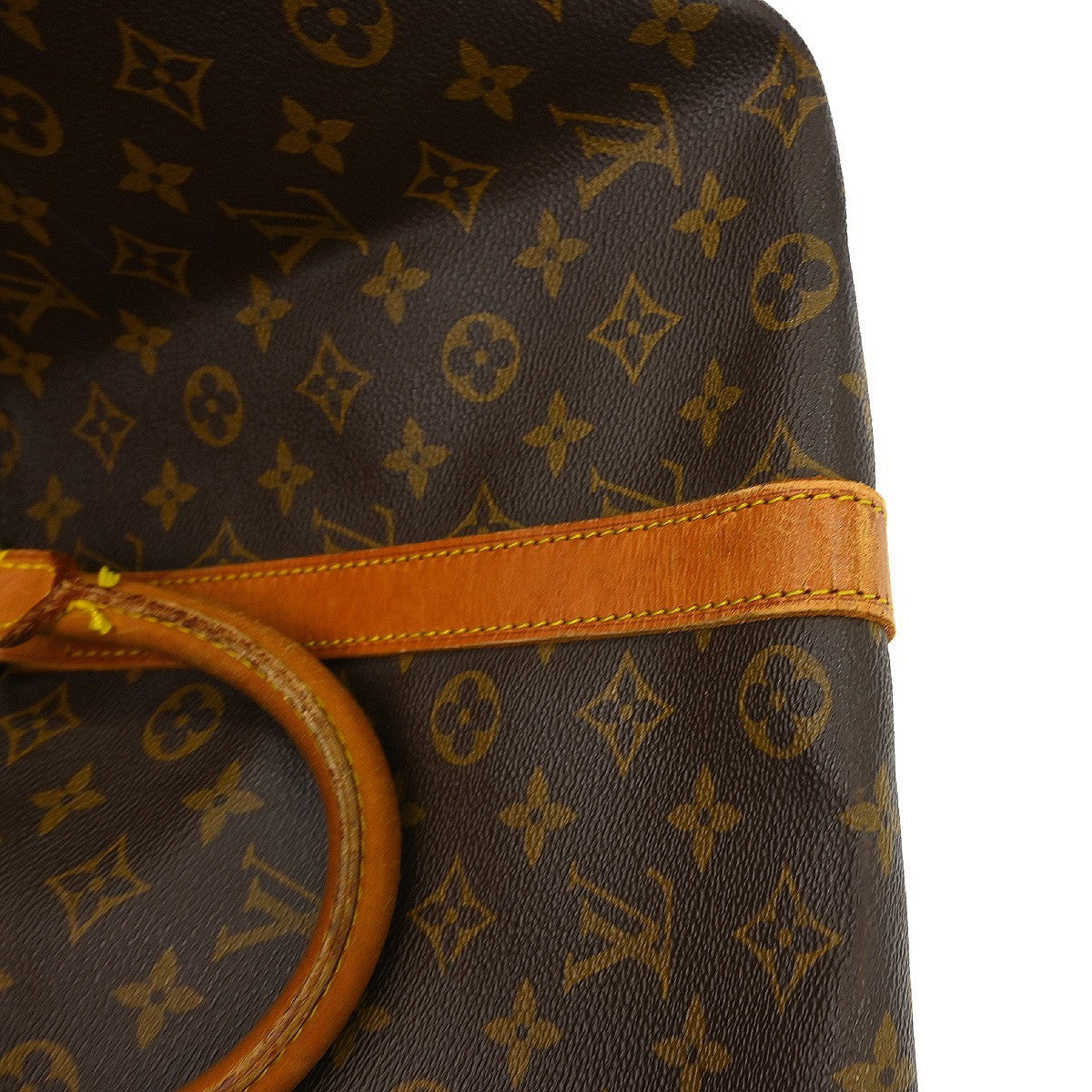 Louis Vuitton Keepall Bandouliere Bag Monogram Canvas Brown Canvas Travel Bag Bag (Pre-Owned)