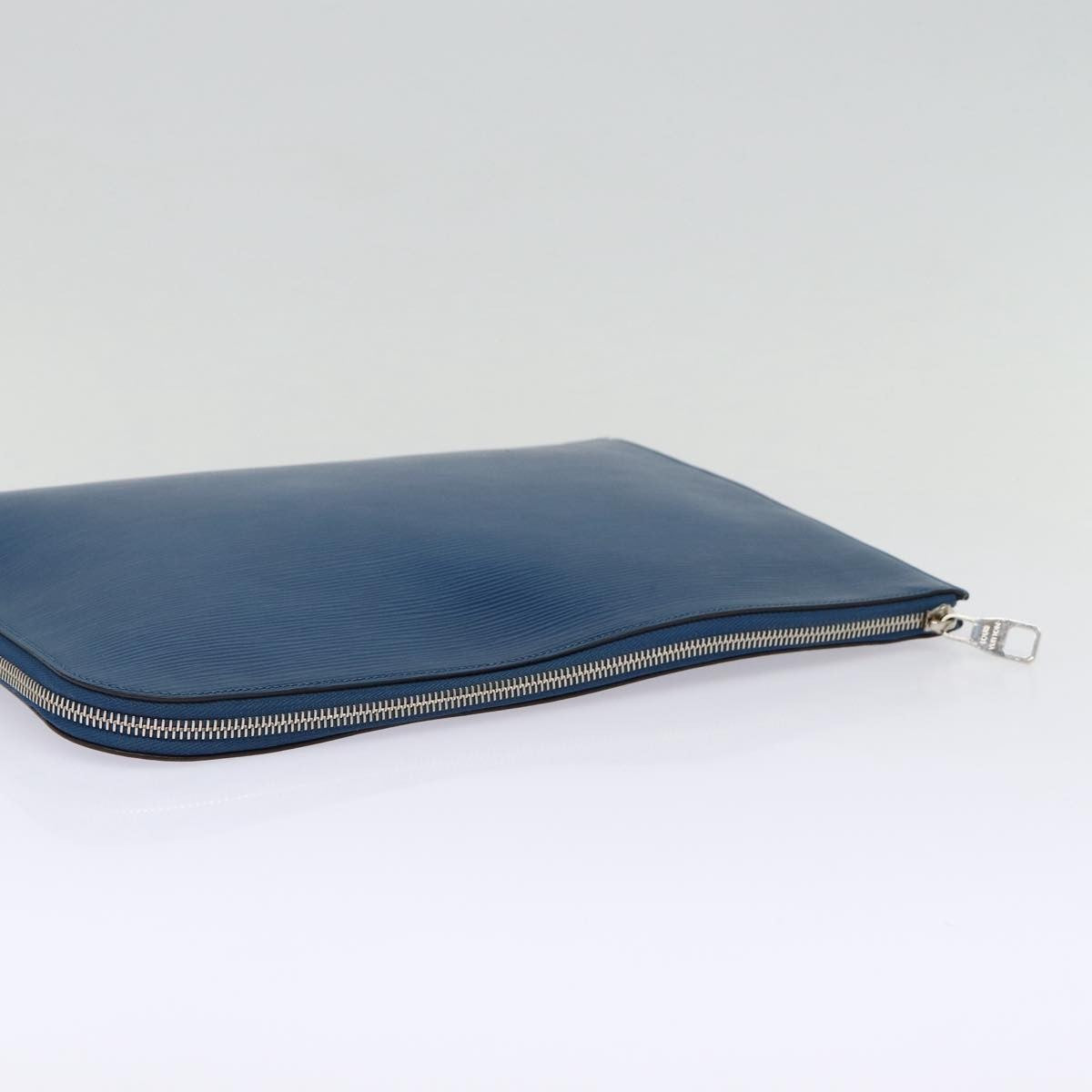 Louis Vuitton Pochette Jour Epi Leather Blue Leather Clutche & Pouche Bag (Pre-Owned)