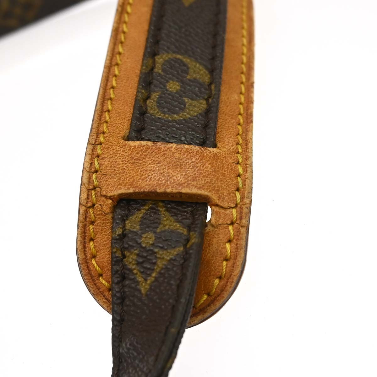 Louis Vuitton Danube Handbag Monogram Canvas Brown Canvas Shoulder Bag Bag (Pre-Owned)