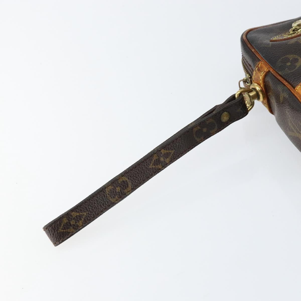 Louis Vuitton Marly Dragonne Clutch Monogram Canvas Brown Canvas Clutche & Pouche Bag (Pre-Owned)