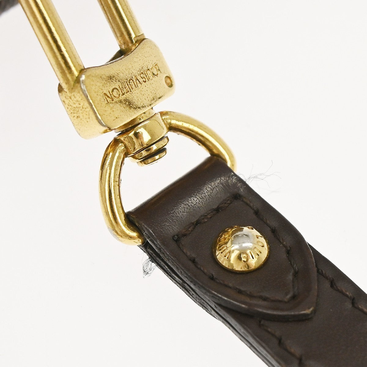 Louis Vuitton Pochette Macao Damier Brown Canvas Clutche & Pouche Bag (Pre-Owned)