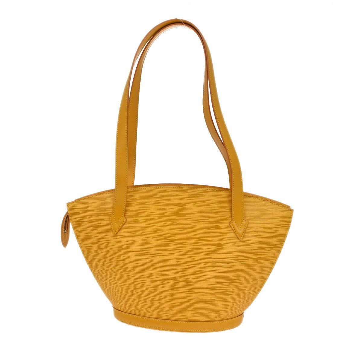 Louis Vuitton Saint Jacques Handbag Epi Leather Yellow Leather Shoulder Bag Bag (Pre-Owned)