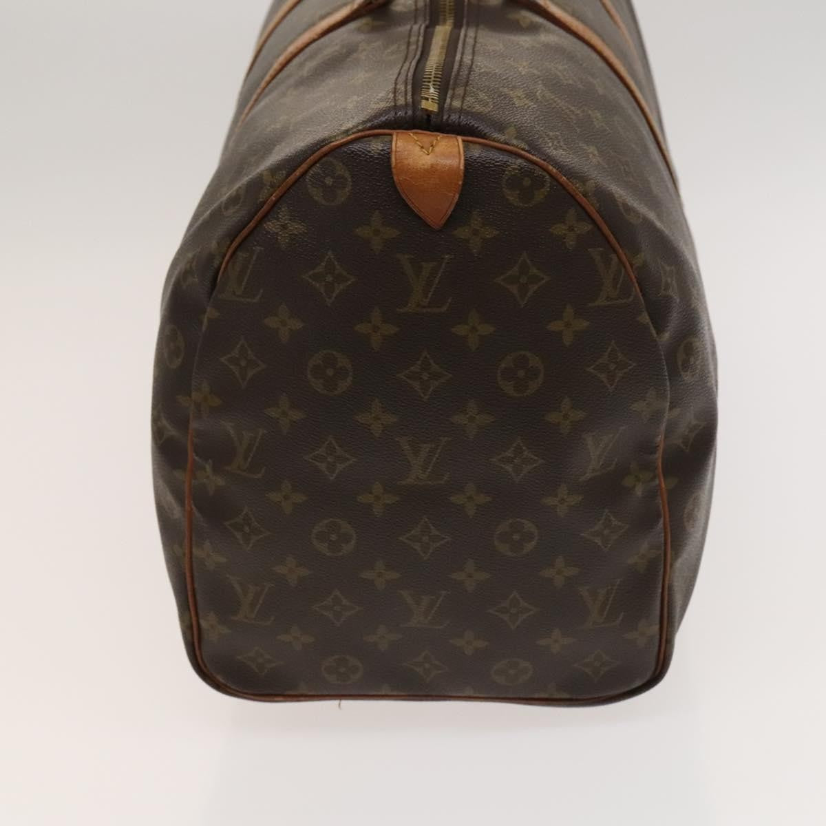 Louis Vuitton Keepall Bag Monogram Canvas Brown Canvas Travel Bag Bag (Pre-Owned)