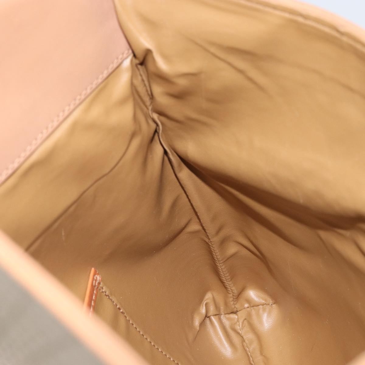 Celine C Macadam Pouch Canvas Beige Pvc Clutche & Pouche Bag (Pre-Owned)