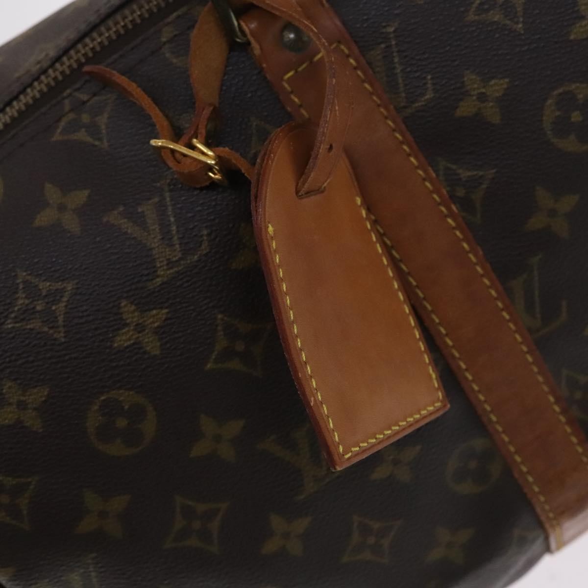 Louis Vuitton Keepall Bag Monogram Canvas Brown Canvas Travel Bag Bag (Pre-Owned)