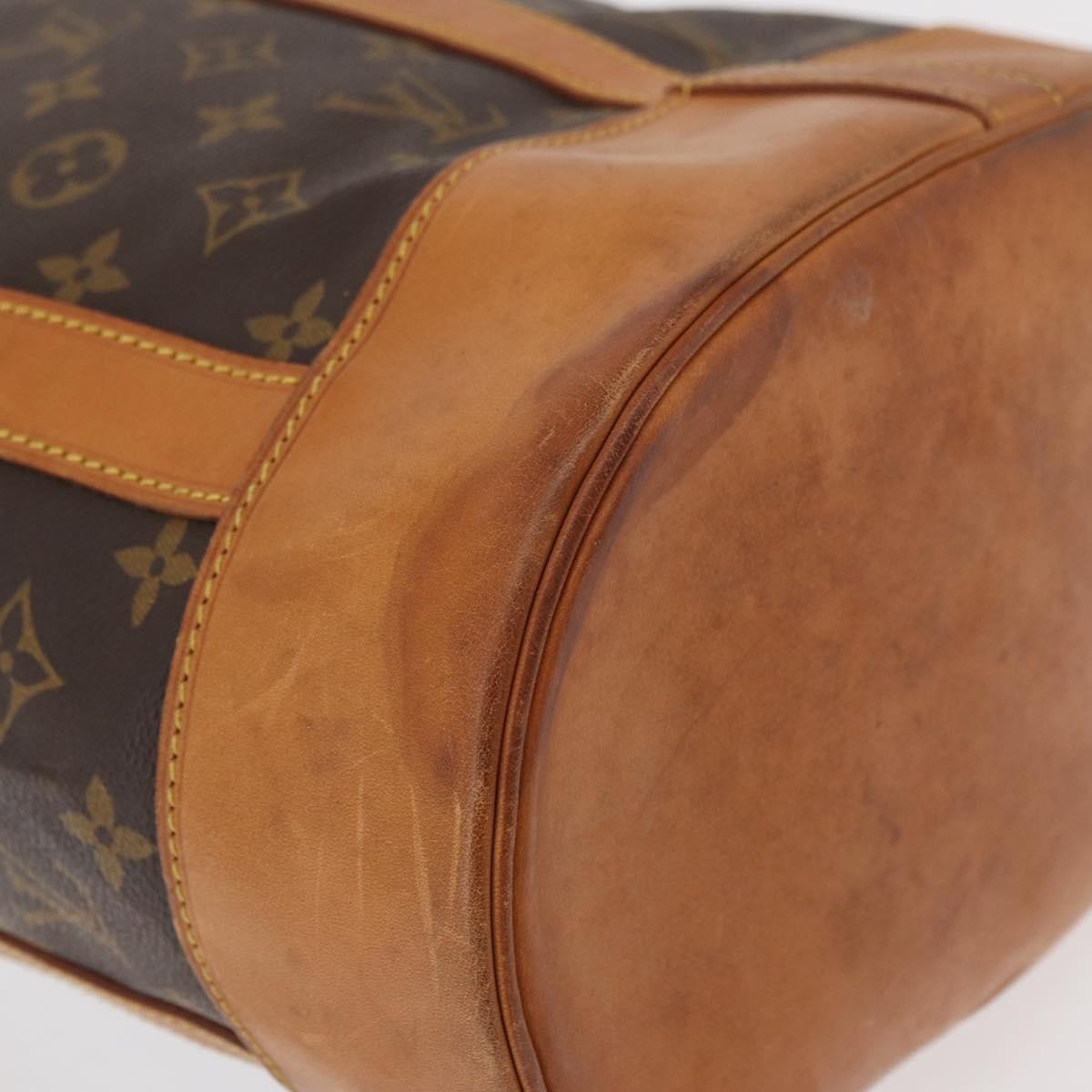 Louis Vuitton Randonnee Backpack Monogram Canvas Brown Canvas Shoulder Bag Bag (Pre-Owned)